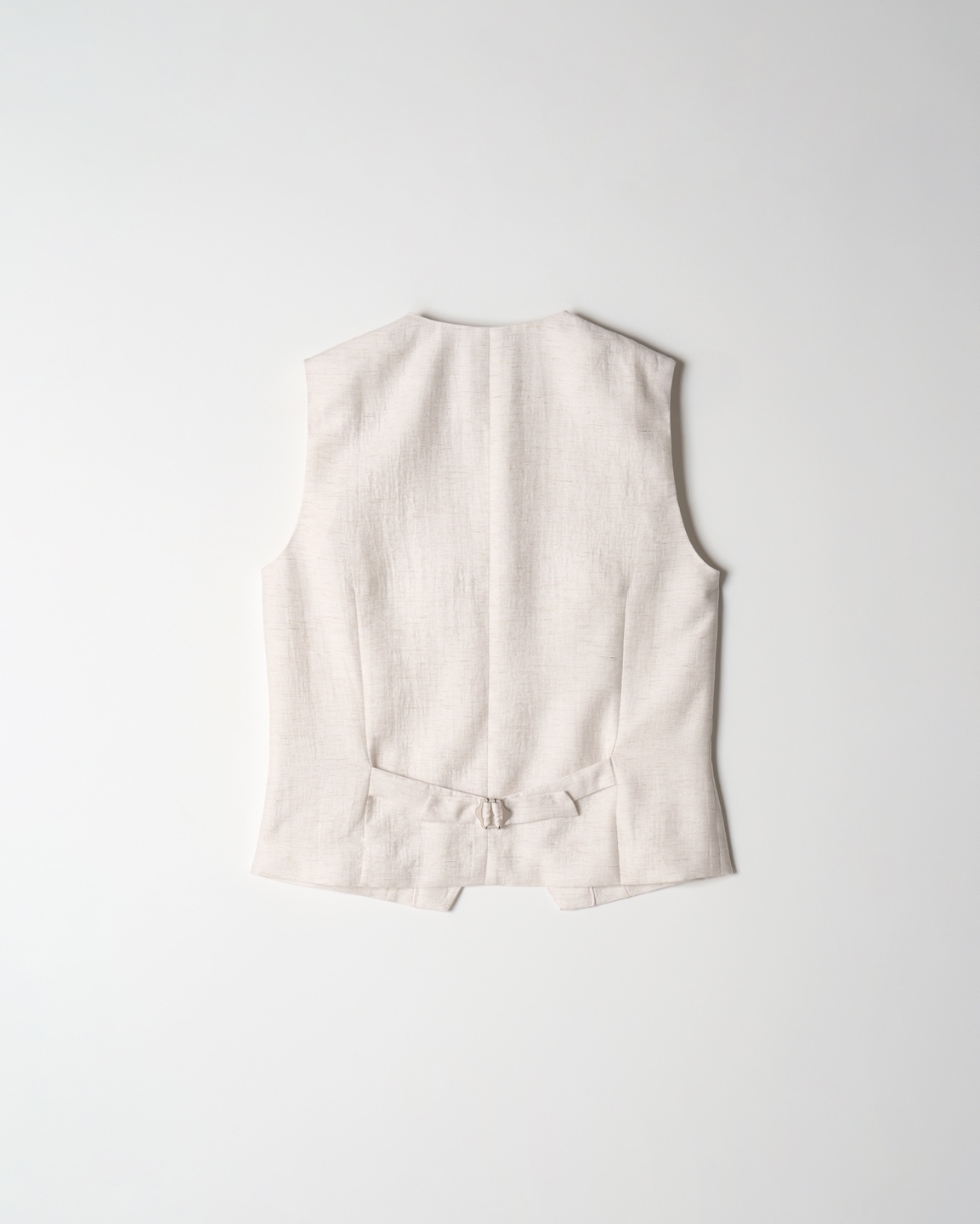 Classic Linen Tailored Vest