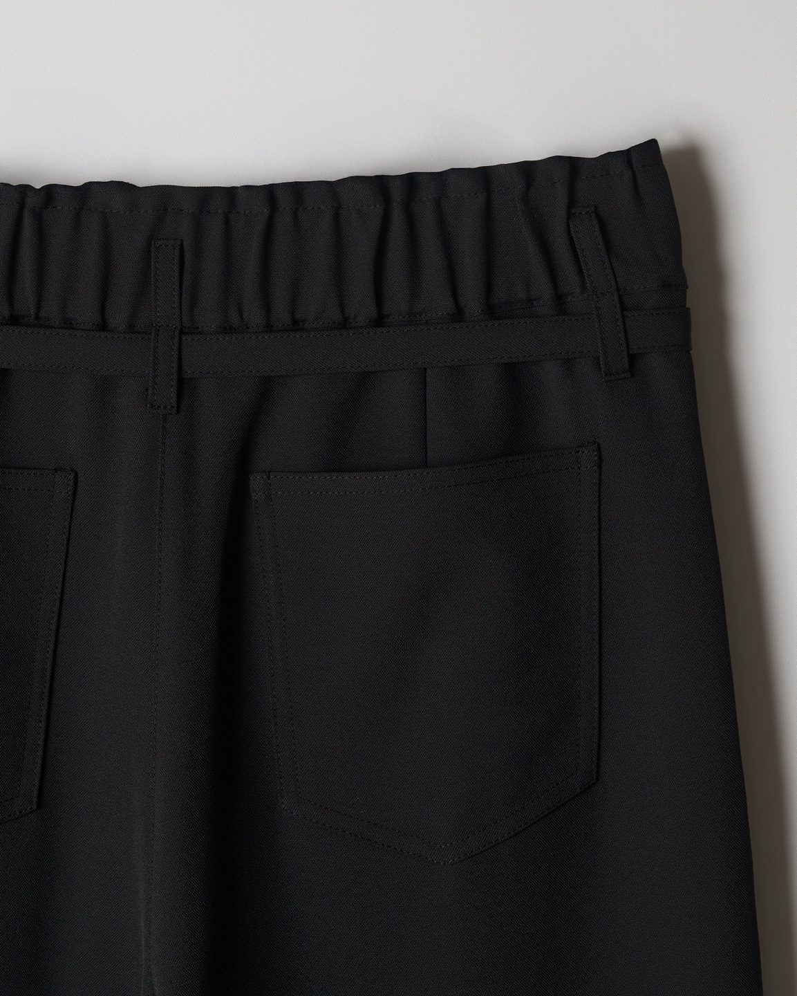 Buckle Detail Wide Slacks