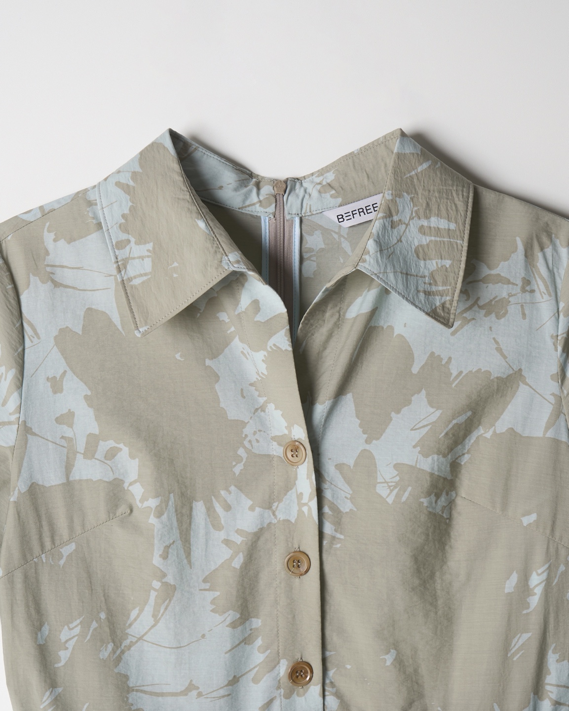 Summer Belted Shirt Dress