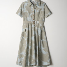 Summer Belted Shirt Dress