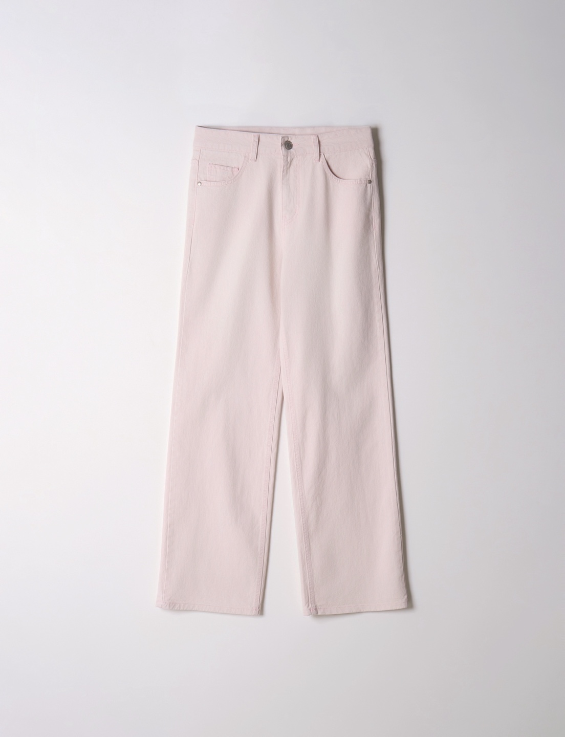 Soft Pink Straight Pants