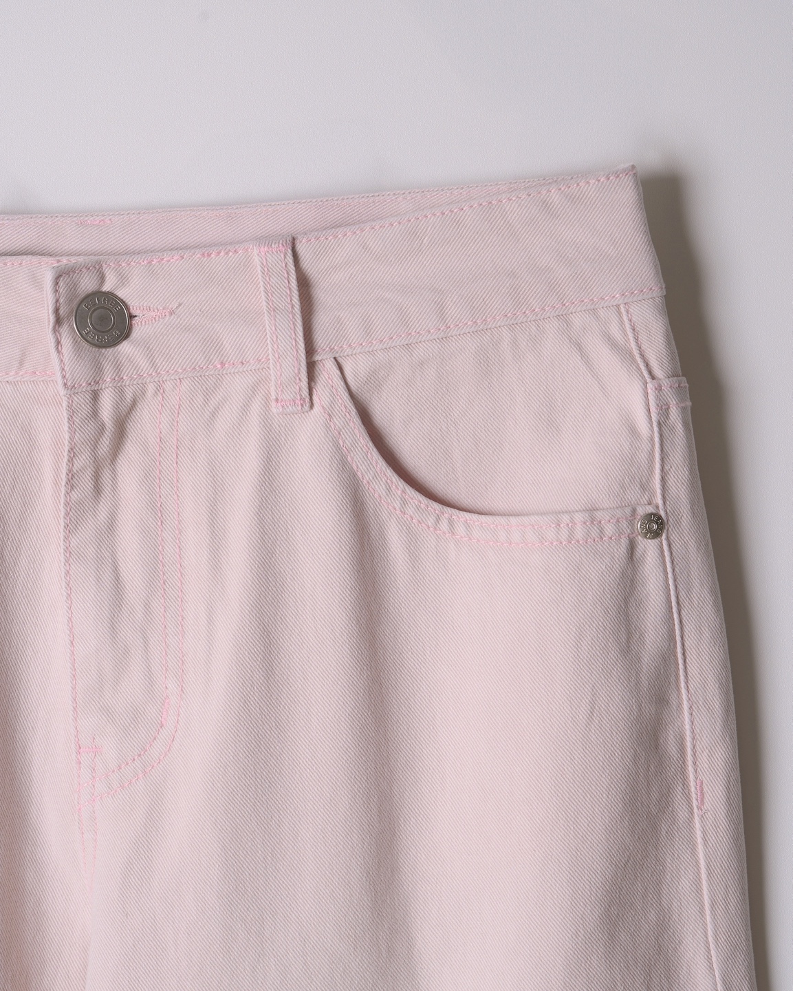 Soft Pink Straight Pants