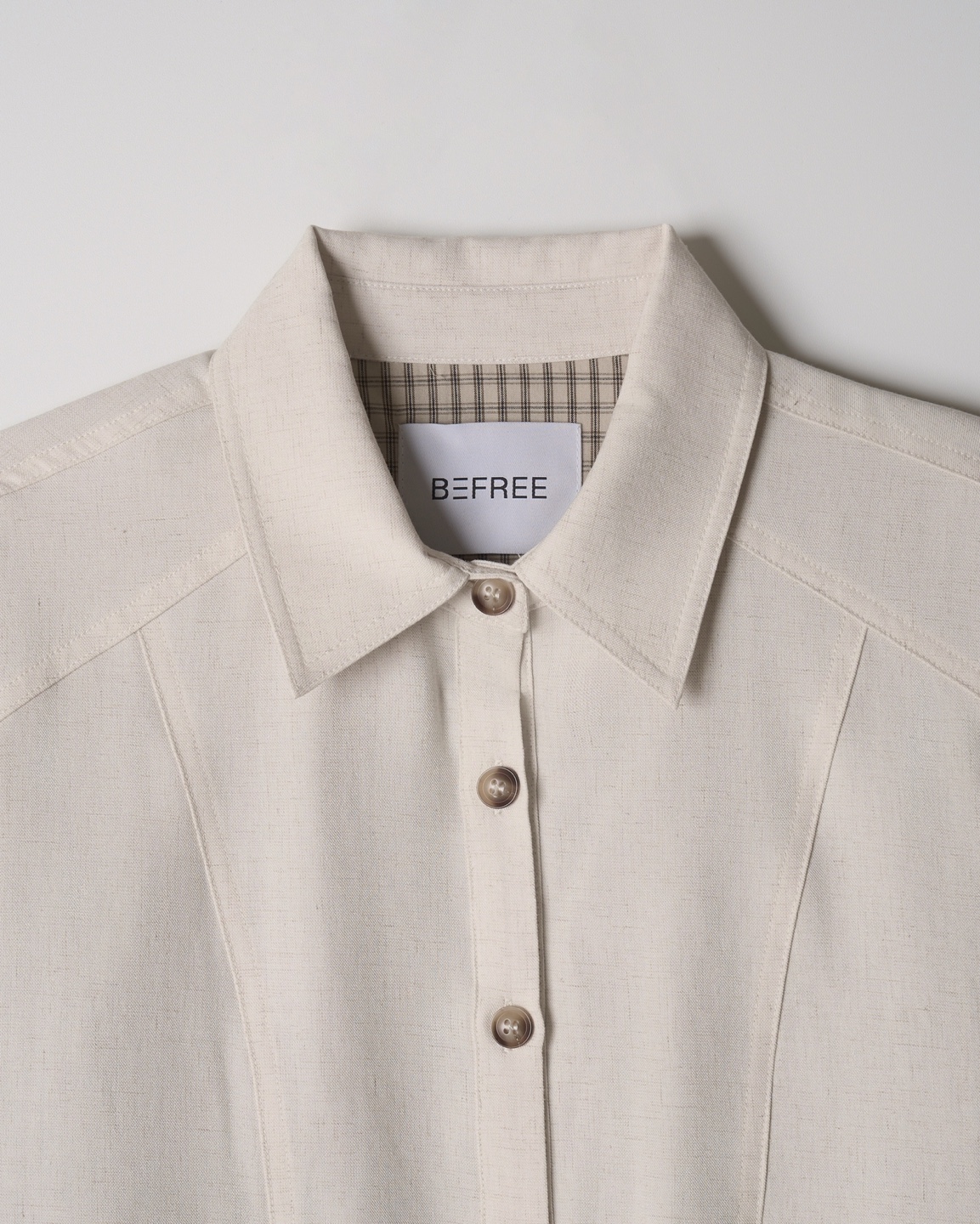 Layered Checkered Shirt Jacket