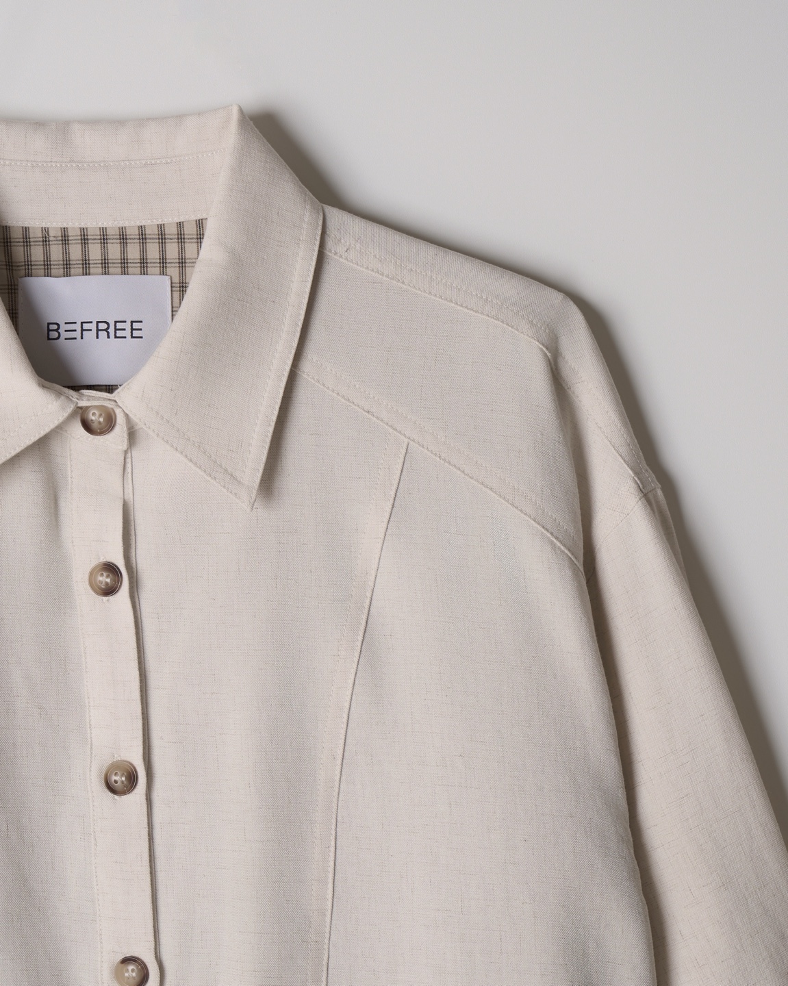 Layered Checkered Shirt Jacket