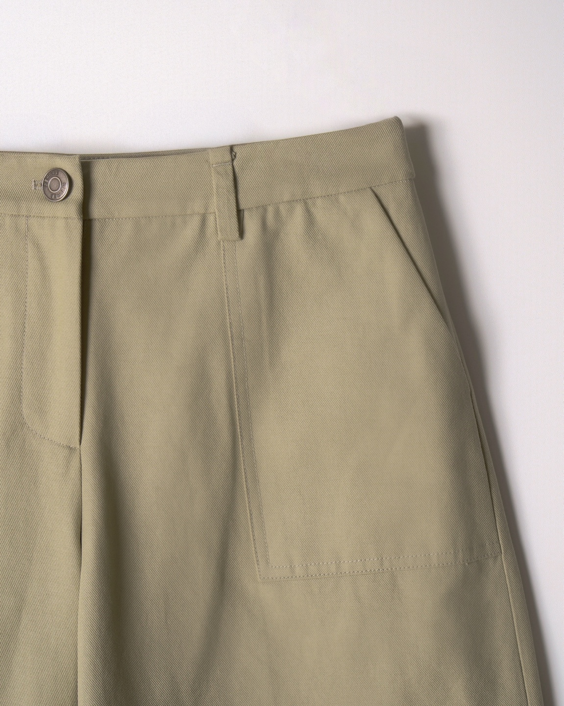 Light Beige Casual Shorts