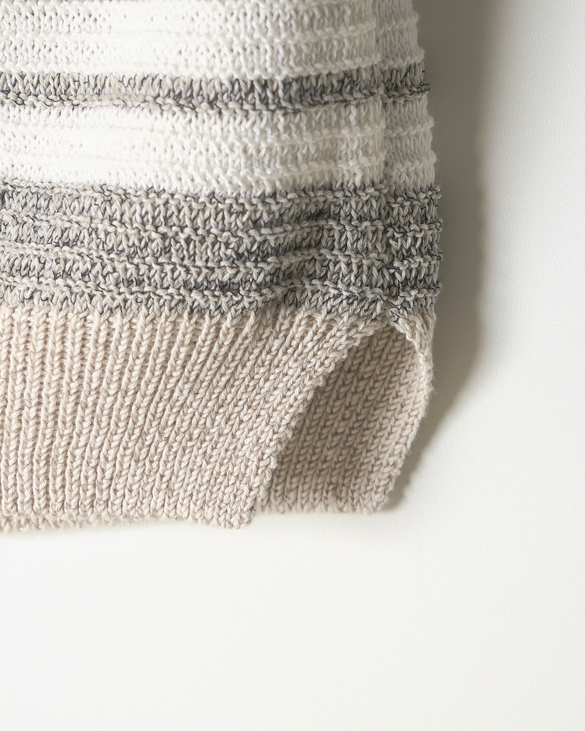 Soft Striped Knit Cardigan