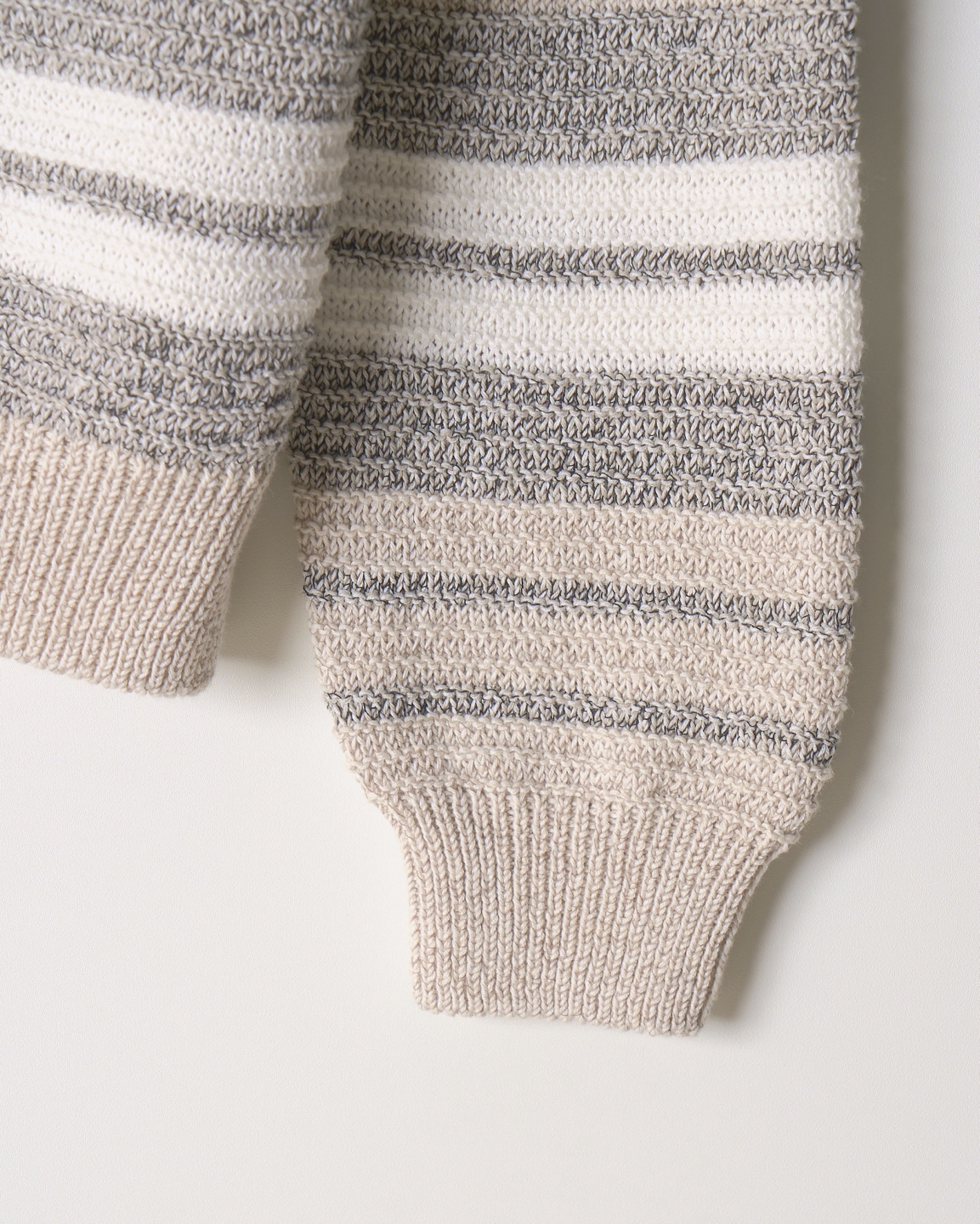 Soft Striped Knit Cardigan