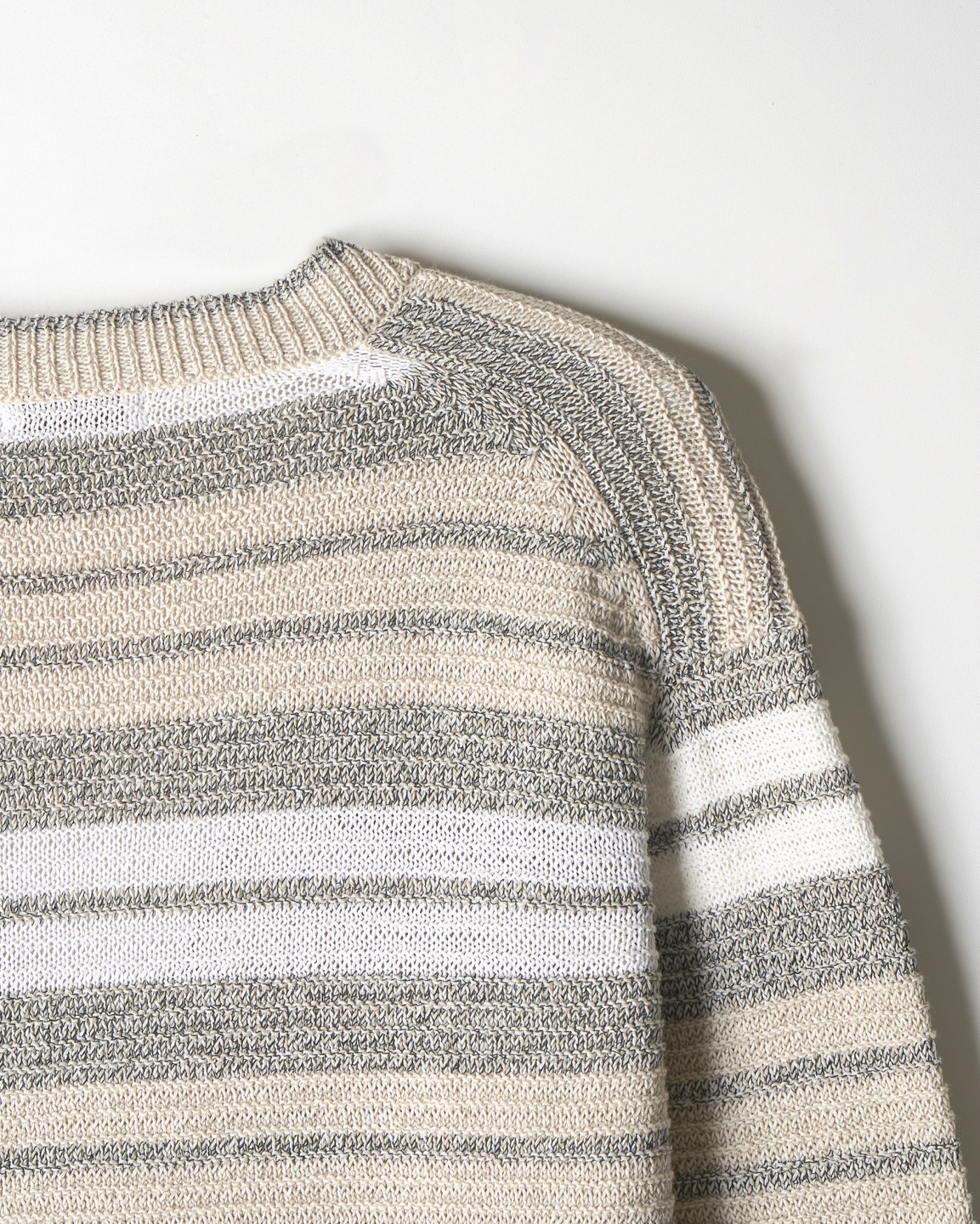 Soft Striped Knit Cardigan