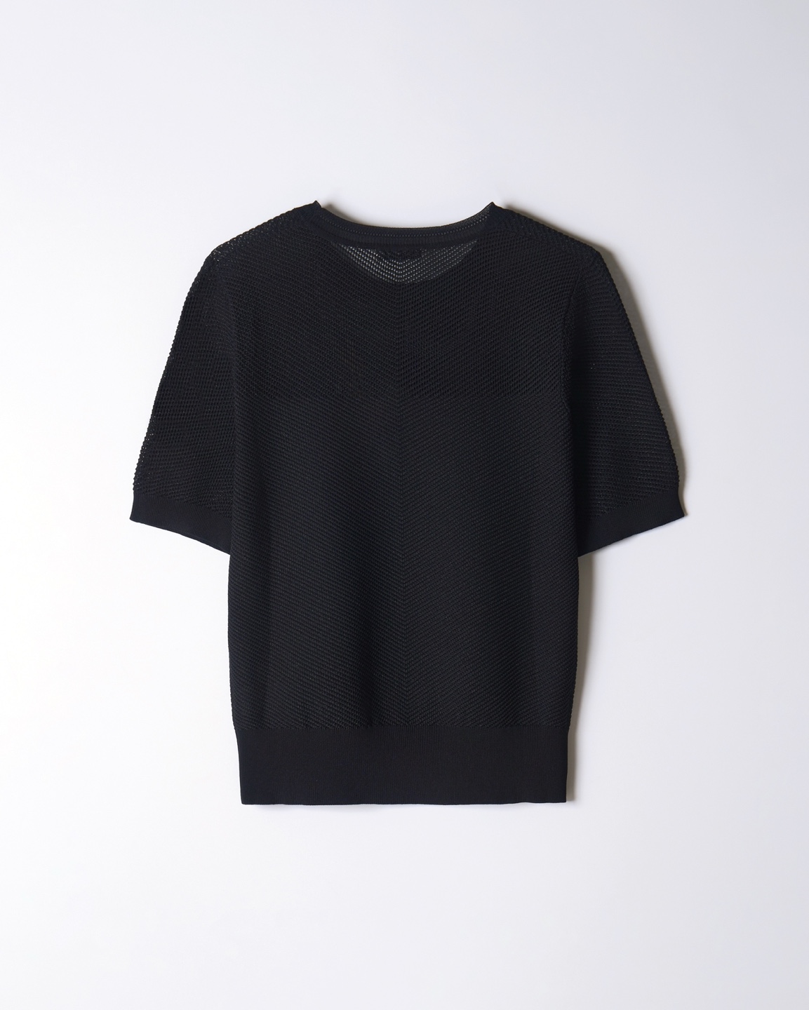 Summer Knit Short-Sleeve Top